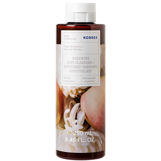 KORRES Peach Blossom Renewing Body Cleanser -suihkusaippua, 250 ml