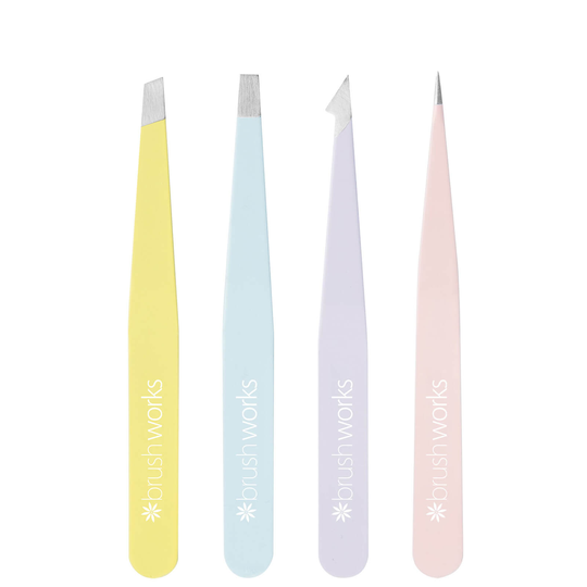 brushworks HD Combination Tweezer Set -pinsettisetti, Mixed