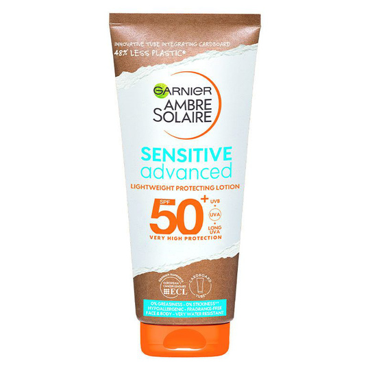 Garnier Ambre Solaire Sensitive Advanced Face and Body Lotion SPF50+ 200 ml
