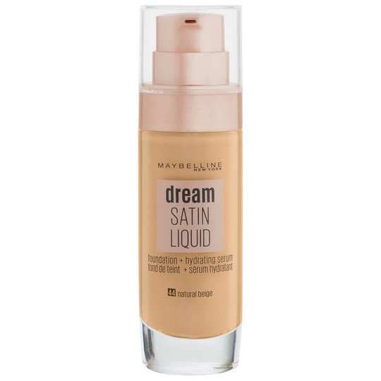Maybelline New York Dream Satin Liquid Air-Whipped Foundation -meikkivoide, useita sävyjä - 44 Natural Beige