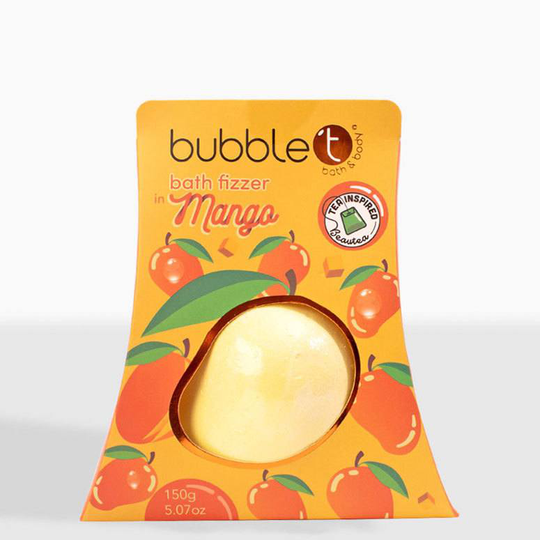 BubbleT Fruitea Bath Fizzer 150 g ─ Mango