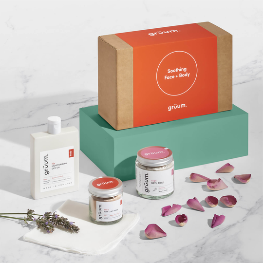 grüum Soothing Face and Body Gift Set