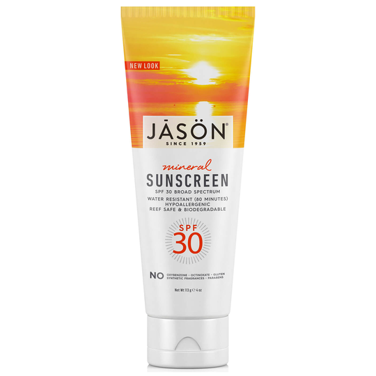 JASON Mineral Sunscreen Broad Spectrum -mineraaliaurinkorasva, SPF30 113g