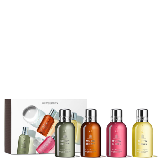 Molton Brownin mausteinen ja sitrushedelmäinen kylpylahjasetti