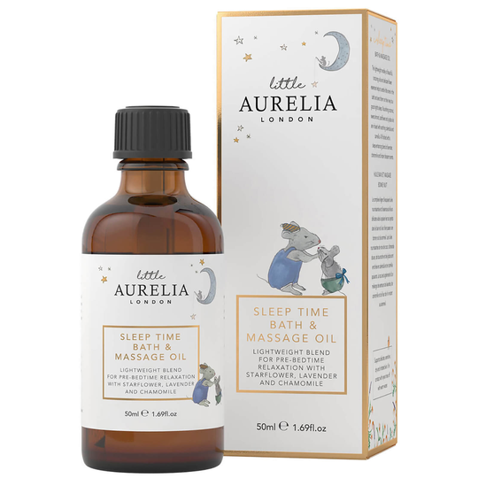 Little Aurelia from Aurelia Probiotic Skincare Sleep Time Bath and Massage Oil -kylpy- ja hierontaöljy 50ml