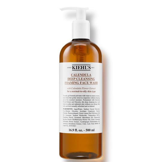 Kiehl's Calendula Deep Cleansing Foaming Face Wash (Various Sizes) - 500ml