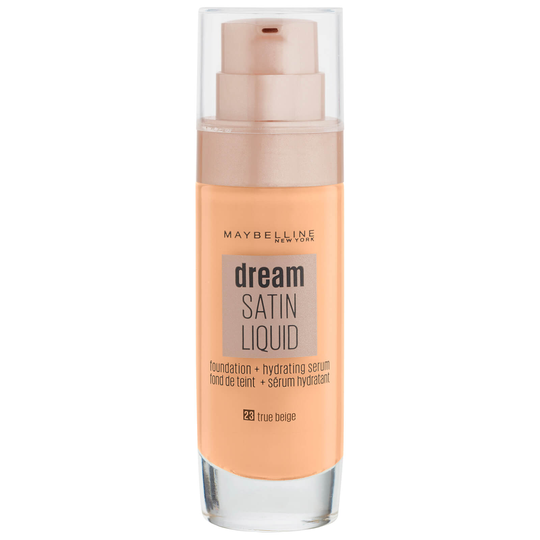 Maybelline New York Dream Satin Liquid Air-Whipped Foundation -meikkivoide, useita sävyjä - 23 True Beige