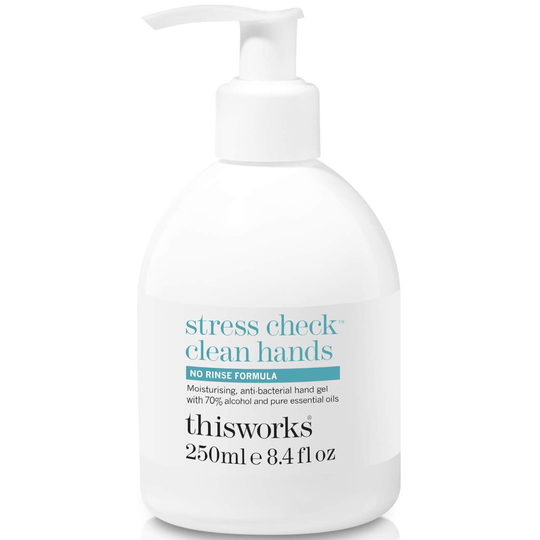 tämä toimii Stress Check Clean Hands Gel -käsigeeli, 250 ml