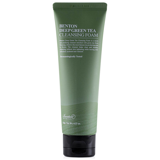 Benton Deep Green Tea Cleansing Foam 120g