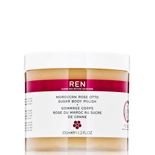 REN Marokkolainen Rose Otto Sugar Body Polish (330ml)