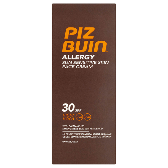 Piz Buin Allergy Sun Sensitive Skin Face Cream - High SPF30 50ml