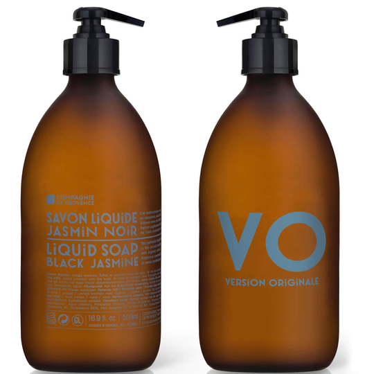 Compagnie de Provence Liquid Marseille Soap 500ml -saippua, Black Jasmine