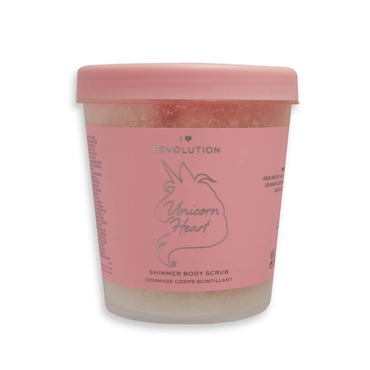 Revolution Beauty I Heart Revolution Unicorn Heart Glow Body Scrub -vartalokuorinta