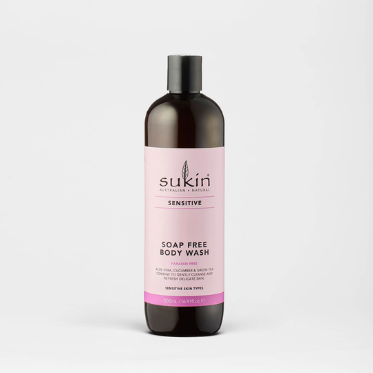 Saippuaton Sukin Sensitive -suihkugeeli (500ml)