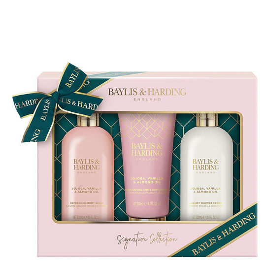 Baylis & Harding Jojoba, Vanilla & Almond Oil Body Trio Set