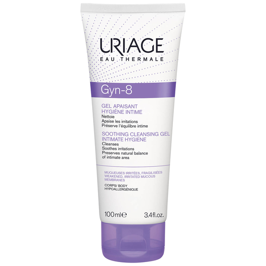Uriage Gyn-Phy Intimate Hygiene Soothing Cleansing Gel -rauhoittava intiimialueen puhdistusgeeli, 100ml