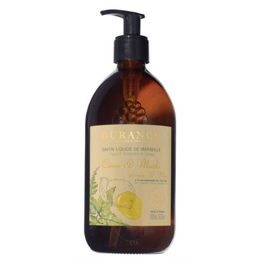 Durance Savon Liquide De Marseille Soap 500 ml ─ Lemon & Mint