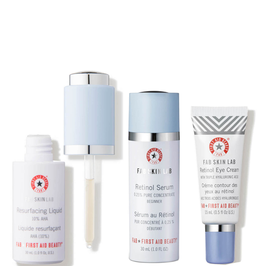 First Aid Beauty AHA and Retinol Trio