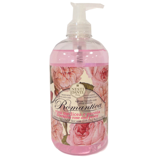 Nesti Dante Rose & Peony Liquid Soap -nestesaippua 500ml