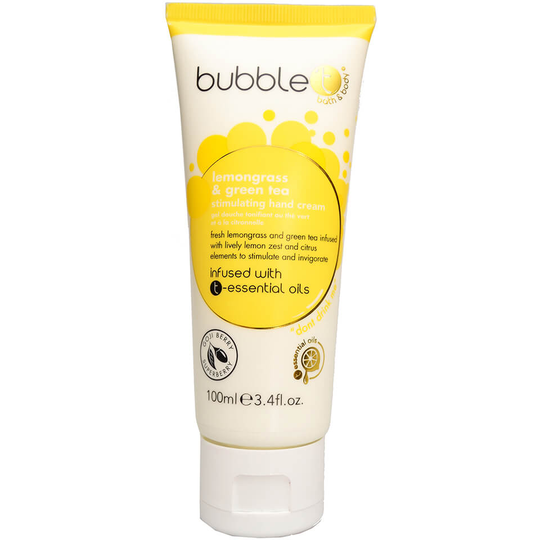 Bubble T Hand Cream - Lemongrass & Green Tea 100ml