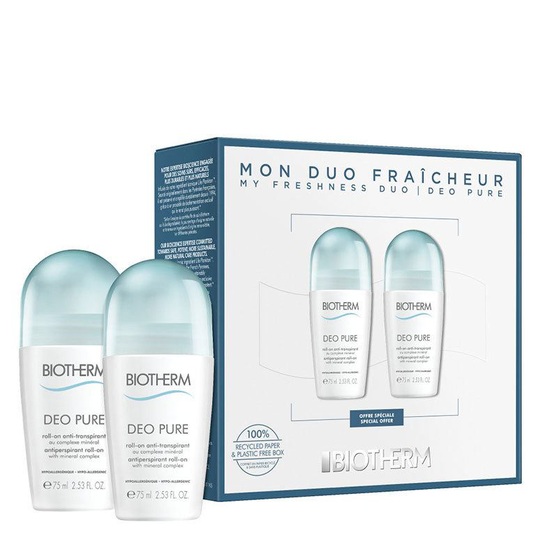 Biotherm Deo Pure Roll-On Duo Set 75 ml