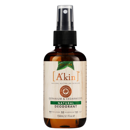 A'kin Cedarwood & Geranium Natural Deodorant 150ml