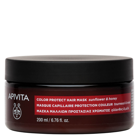 APIVITA Holistic Hair Care Color Protection Hair Mask -hiusnaamio 200ml, Sunflower & Honey