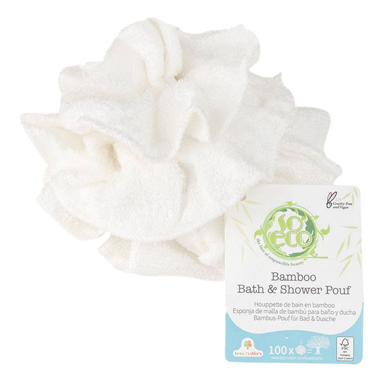 So Eco Bamboo Bath & Shower Pouf