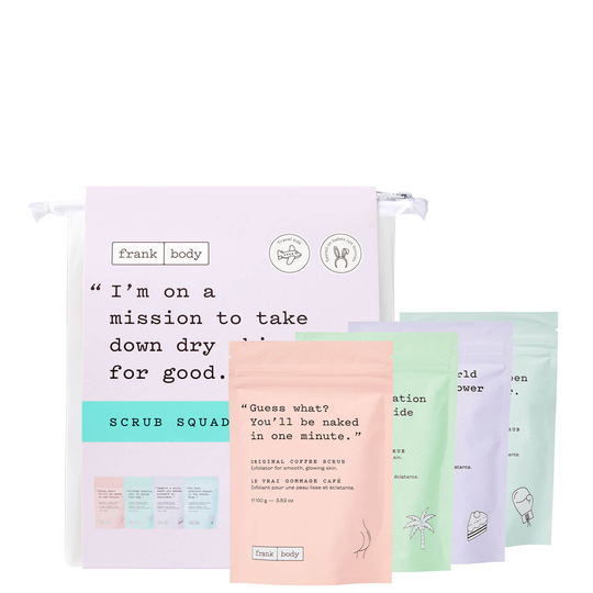 Frank Body Scrub Squad -setti