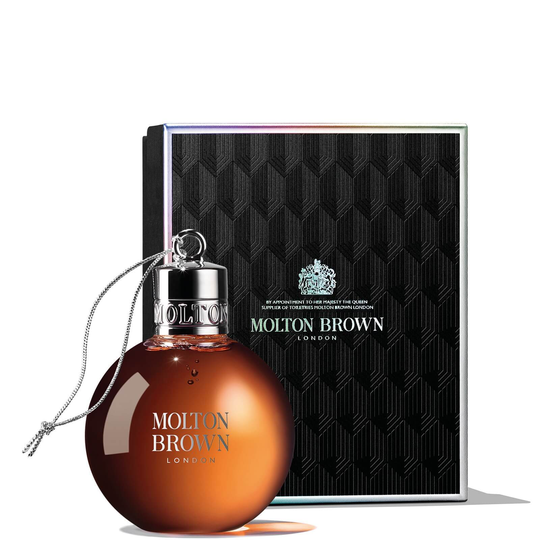 Molton Brown Re-Charge Black Pepper Festive Bauble -kylpy- ja suihkugeeli, 75 ml