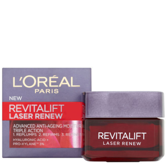 L'Oréal Paris Dermo Expertise Revitalift Laser Renew Advanced Anti-Aging Moisturiser -kosteusvoide - Triple Action (50ml)