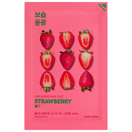 Holika Holika Pure Essence Mask Sheet 20ml (Various Options) - Strawberry