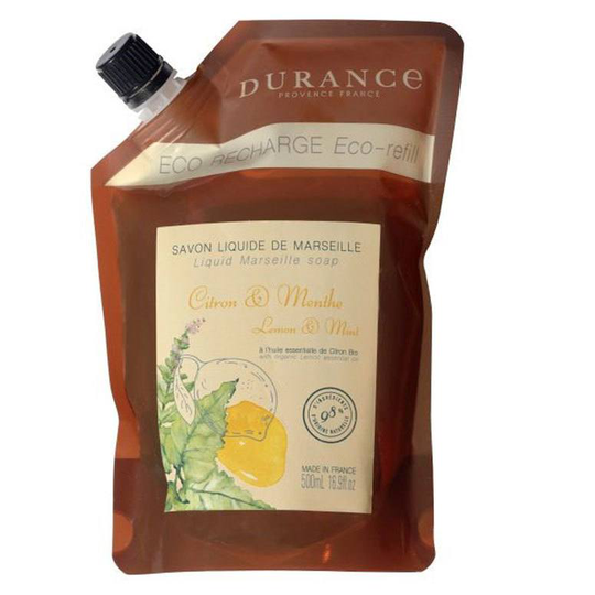Durance Eco Recharge Eco-refill Savon Liquide De Marseille 500 ml ─ Lemon & Mint