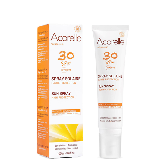 Acorelle Organic SPF30 Sun Spray 100ml