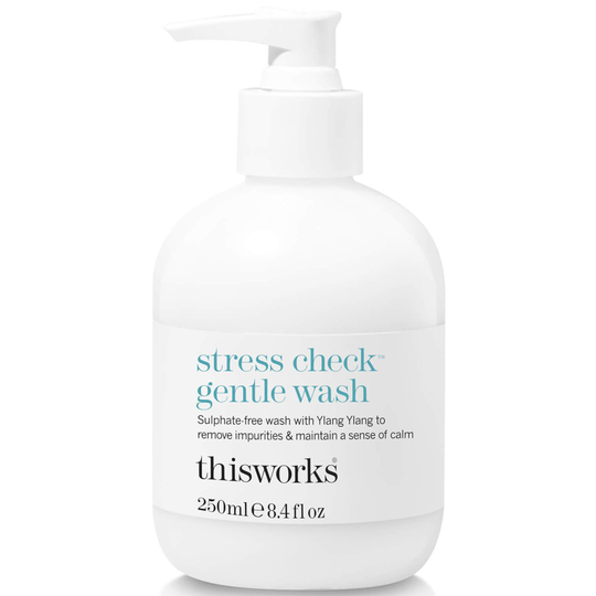 this works Stress Check Gentle Wash 250ml
