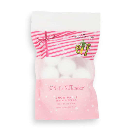 Revolution Beauty I Heart Revolution x Elf Candy Cane Bath Fizzers -kylpypommit