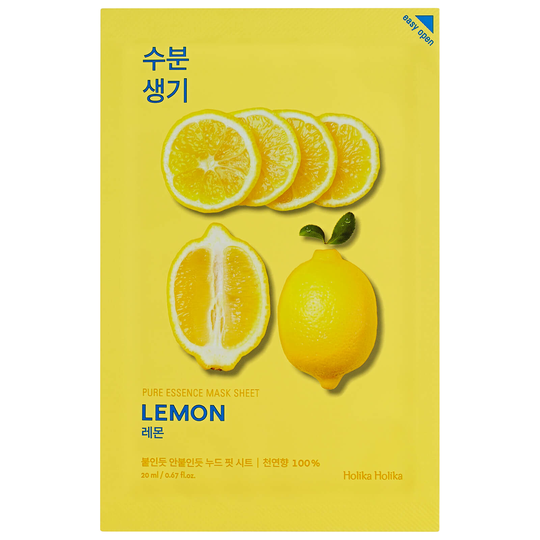 Holika Holika Pure Essence Mask Sheet 20ml (Various Options) - Lemon