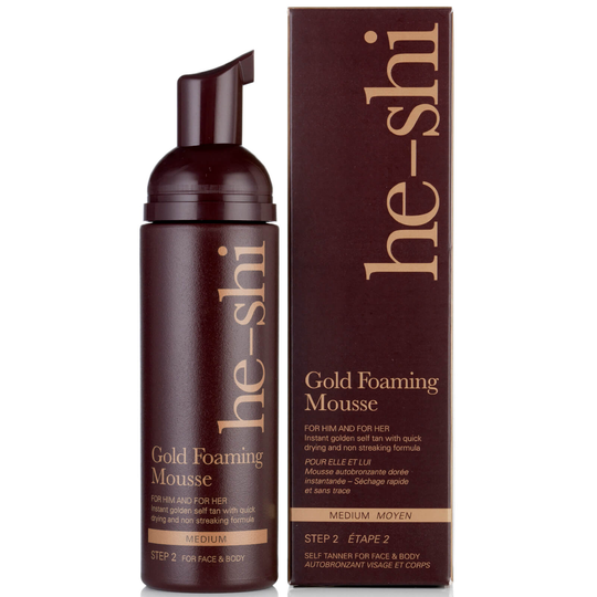 He-Shi Gold Foaming Mousse -rusketusvaahto 150ml